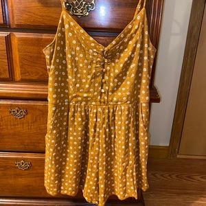 Burnt yellow romper